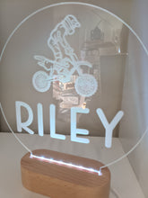 Personalised Night Light - Motor Cycle